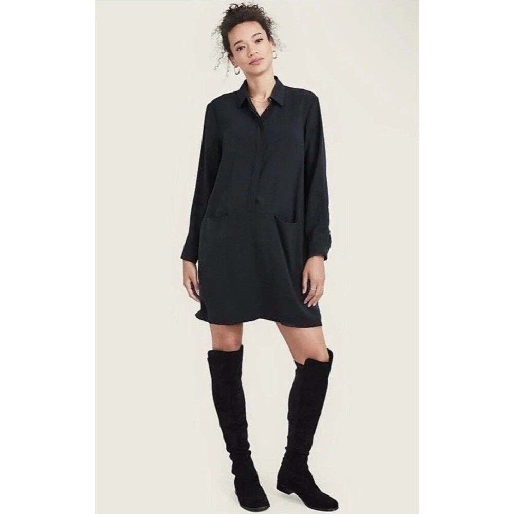Hatch Black Midi Dress